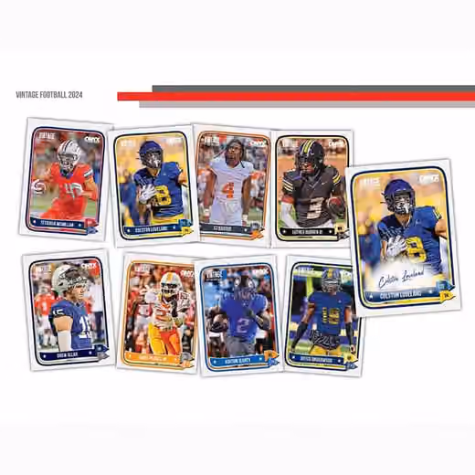 2024 Onyx Vintage Mega Series Football Hobby Box view 3