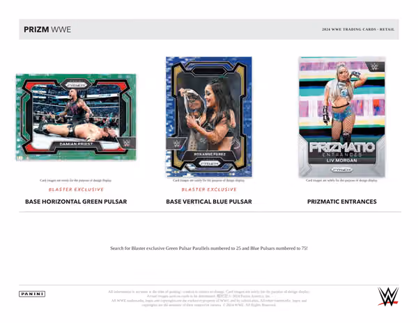 2024 Panini Prizm WWE Wrestling Blaster Box view 2