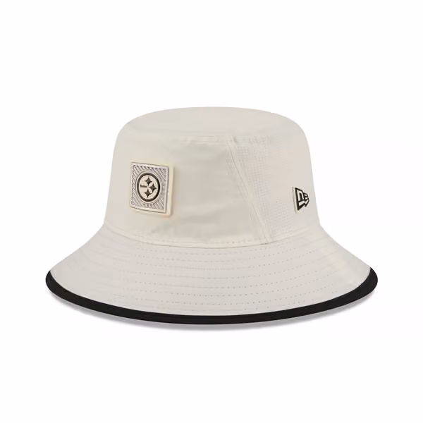 Pittsburgh Steelers 2026 NFL Training Camp Stretch Bucket Hat Cream/Black product photo