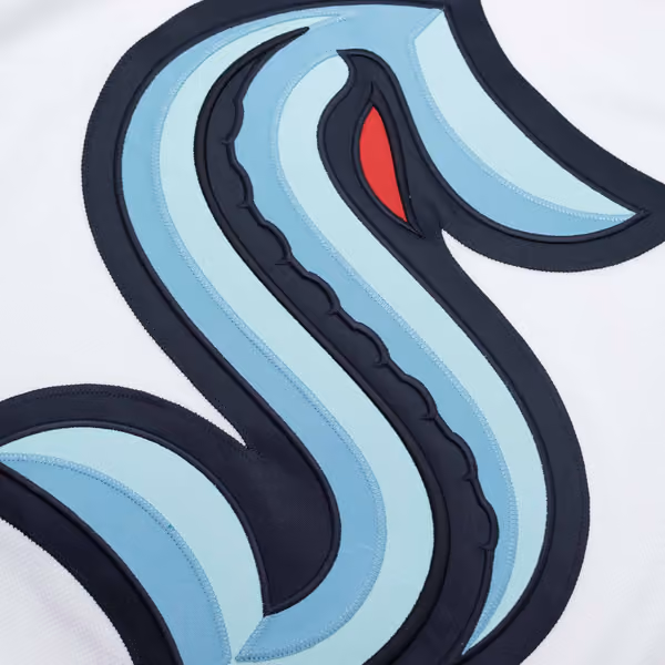 Seattle Kraken adidas Authentic Primegreen NHL Jersey Away White view 5