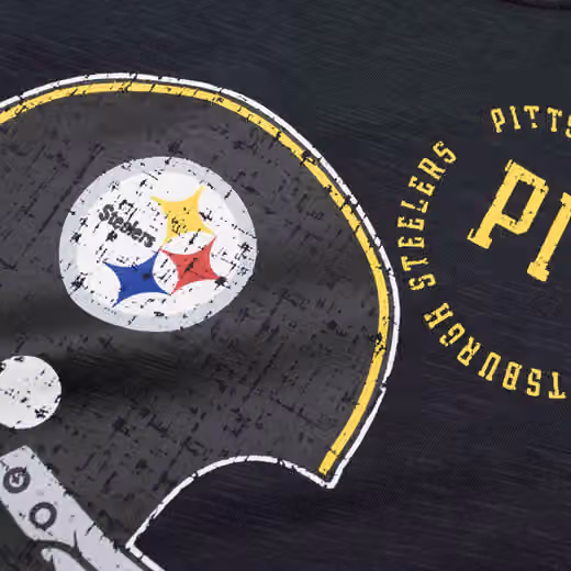 Pittsburgh Steelers NFL Historic Nike Slub Long Sleeve Shirt Black view 5
