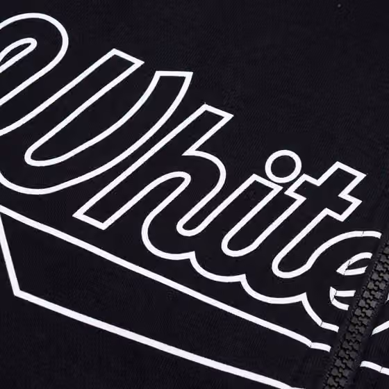 Chicago White Sox Knockout Script MLB Full-Zip Hoodie Black view 4