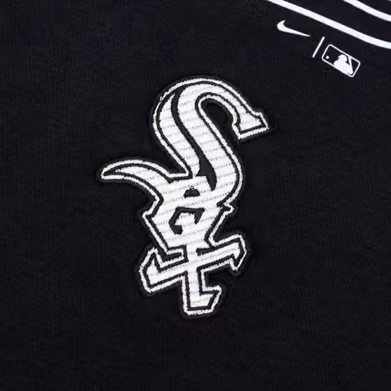 Chicago White Sox Knockout Script MLB Full-Zip Hoodie Black view 3
