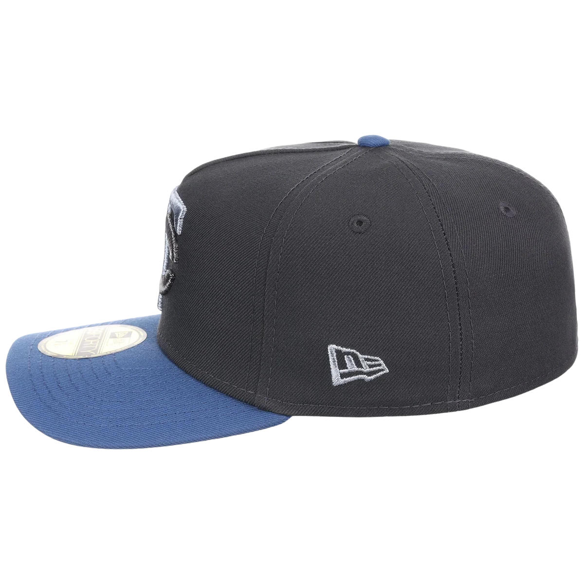 Minnesota Twins MLB Indigo Steel New Era 59FORTY detail view