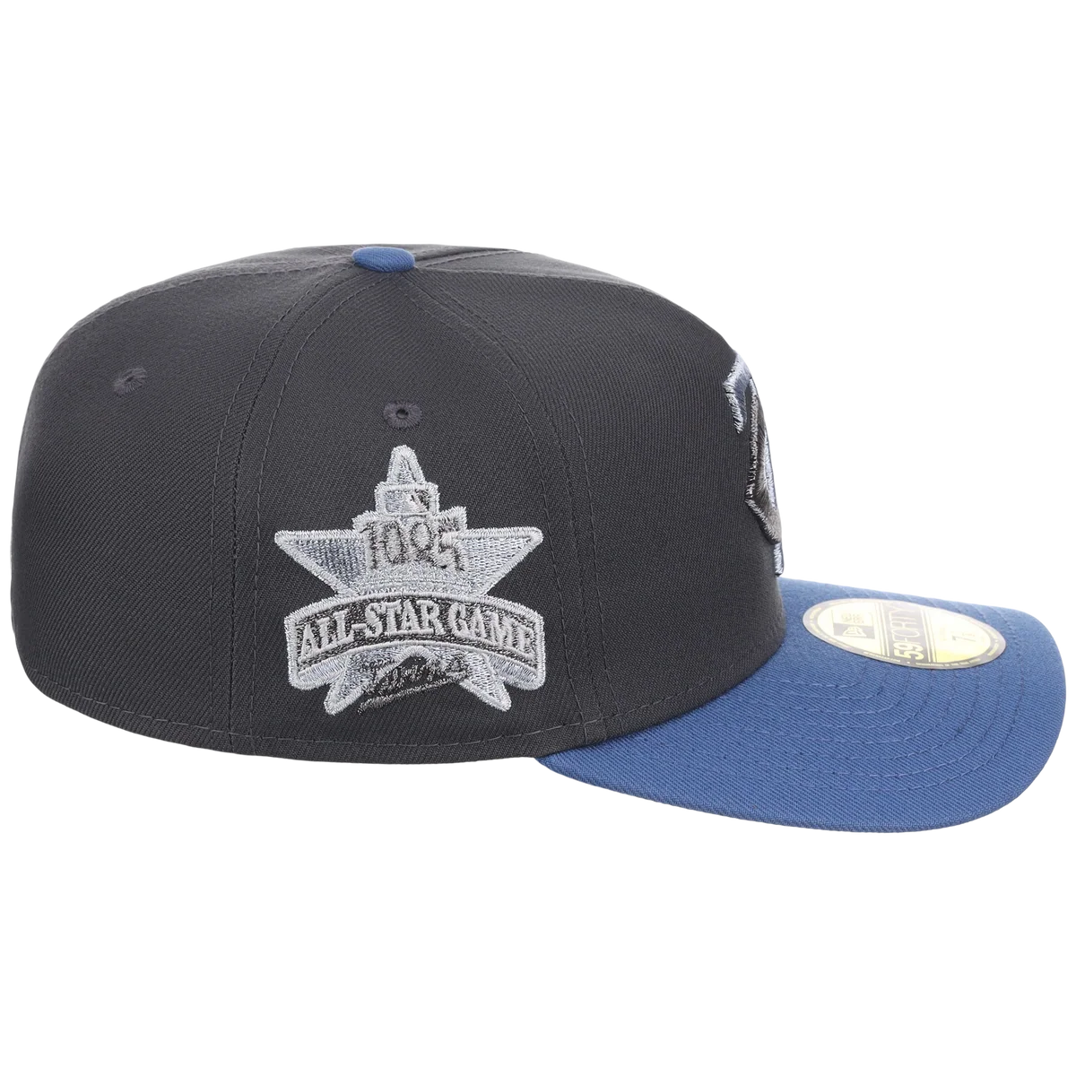 Minnesota Twins MLB Indigo Steel New Era 59FORTY detail view