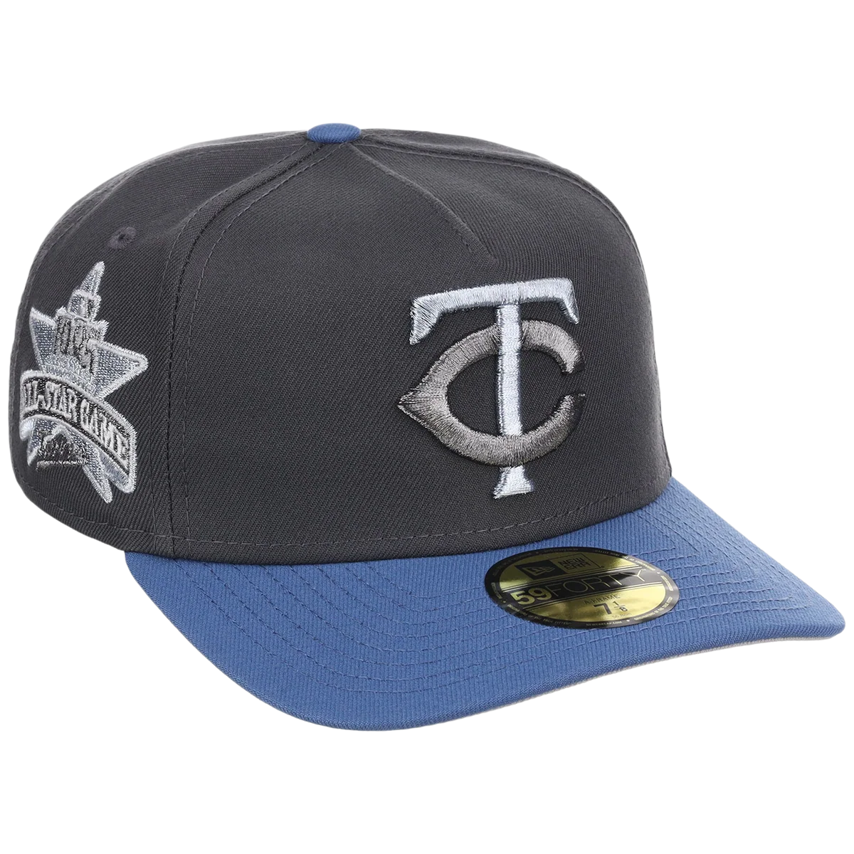 Minnesota Twins MLB Indigo Steel New Era 59FORTY front view