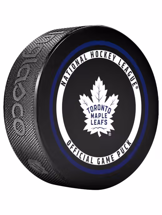 Toronto Maple Leafs 2026-27 NHL Official Game Puck view 3