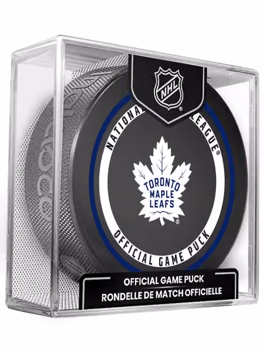Toronto Maple Leafs 2026-27 NHL Official Game Puck view 1