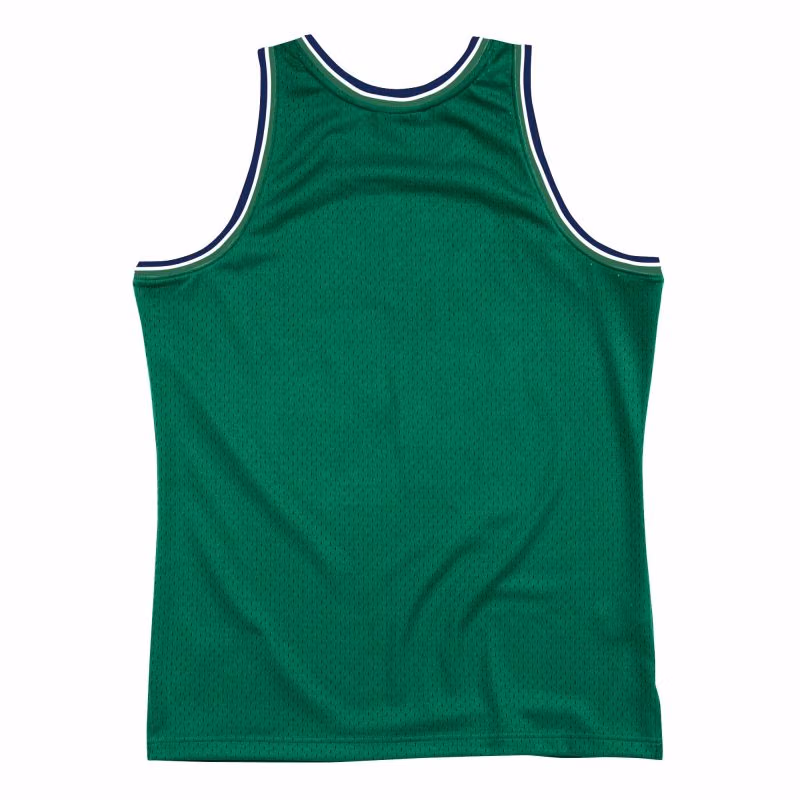 Dallas Mavericks Big Face 2.0 Mitchell & Ness NBA Jersey Green view 2
