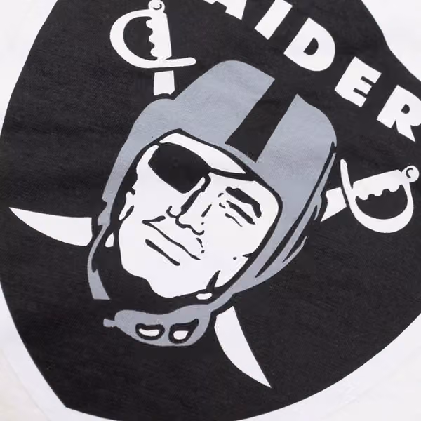 Las Vegas Raiders Recovered Ecru Slub NFL T-Shirt Cream view 6