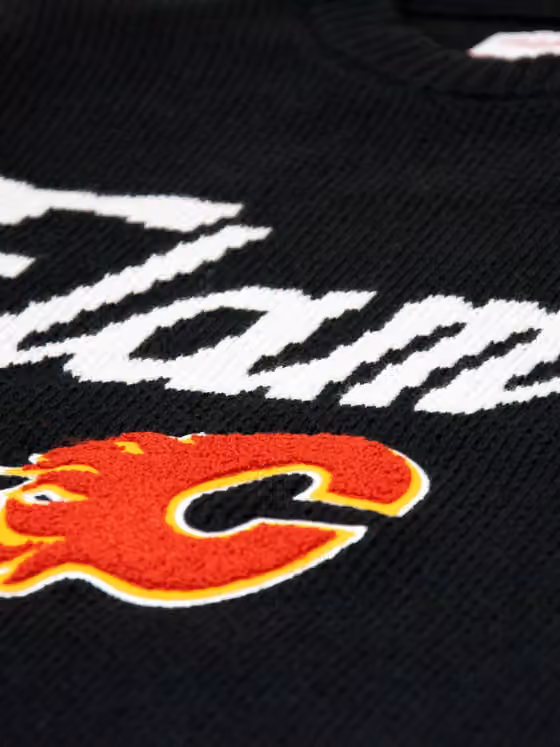 Calgary Flames NHL Head Coach Sweater Black view 4