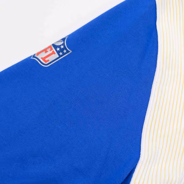 Los Angeles Rams 2022 NFL On-Field Sideline Nike Therma-FIT Hoodie Blue view 5