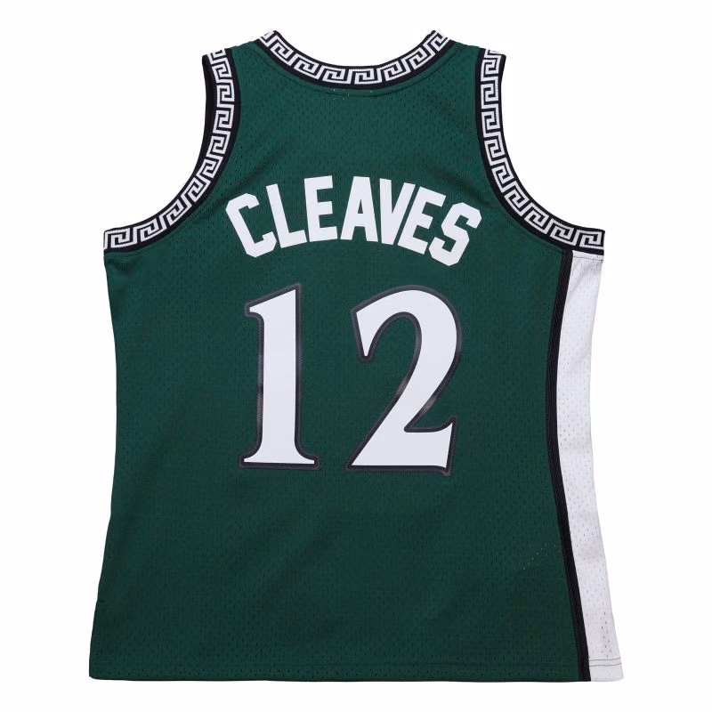Mateen Cleaves #12 Michigan State Spartans 1999-00 Mitchell & Ness Swingman NCAA Jersey Green view 2