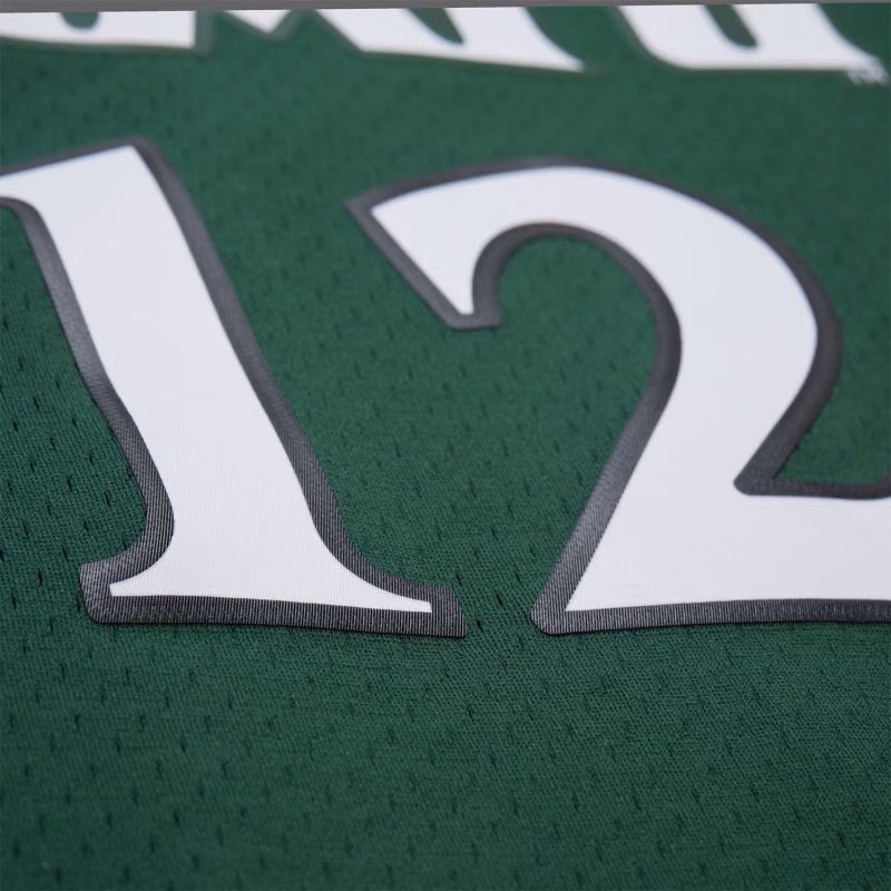 Mateen Cleaves #12 Michigan State Spartans 1999-00 Mitchell & Ness Swingman NCAA Jersey Green view 4