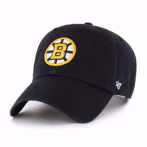Boston Bruins '47 Clean Up Adjustable NHL Cap Black product photo