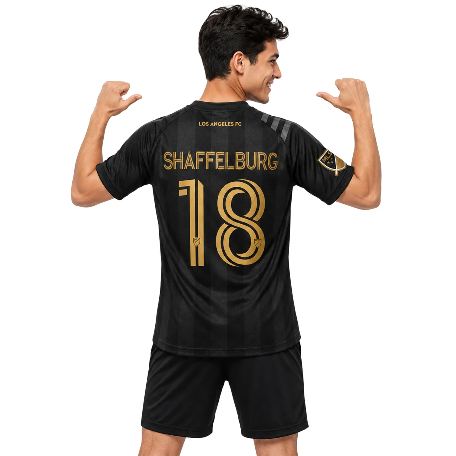 Jacob Shaffelburg LAFC Jersey Elite Striped