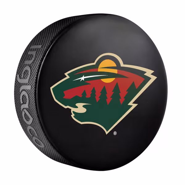 Minnesota Wild Logo Souvenir Collector NHL Puck view 1