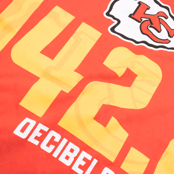 Kansas City Chiefs 142.2 Decibles Nike Essential NFL T-Shirt Red view 3