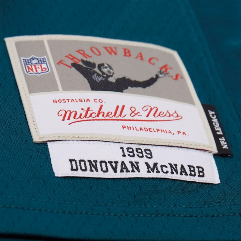Donovan McNabb #5 Philadelphia Eagles 1999 Legacy Throwback NFL Jersey Green view 3