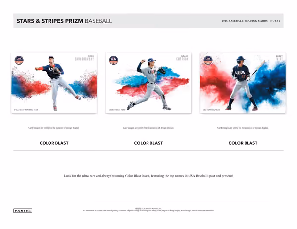 2025 Panini USA Stars & Stripes Baseball Hobby Box view 3