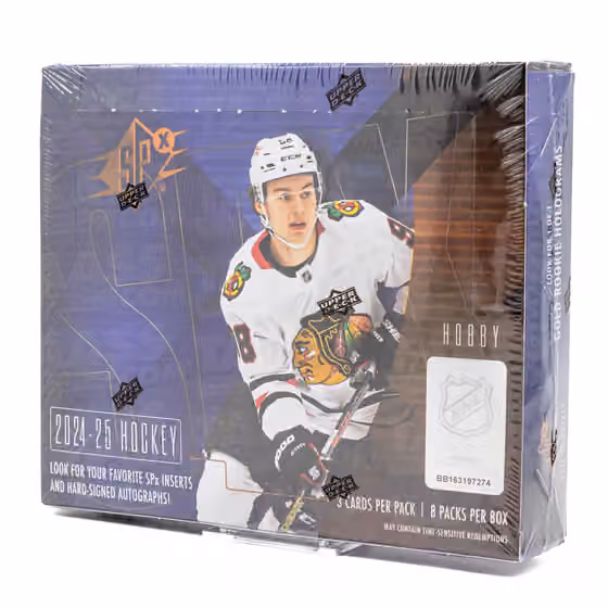 2024/25 Upper Deck SPx Hockey NHL Hobby Box view 1