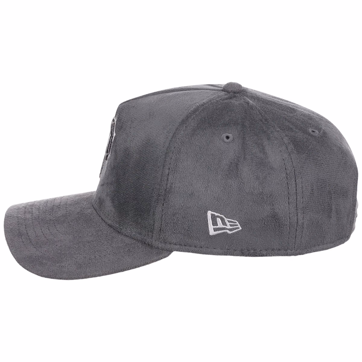 Pittsburgh Pirates MLB Gray x Suede FASHION CORE New Era 9FORTY A-Frame detail view