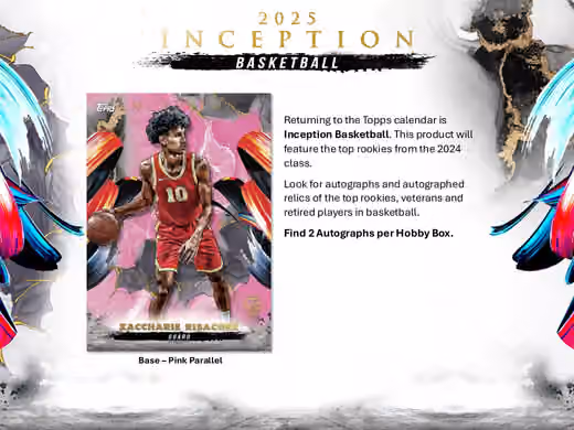 2024/25 Topps Inception Basketball Hobby Box view 4