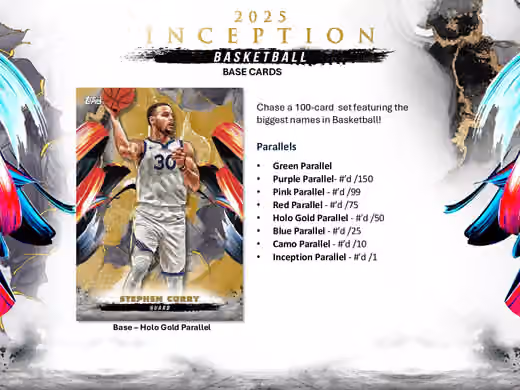2024/25 Topps Inception Basketball Hobby Box view 5
