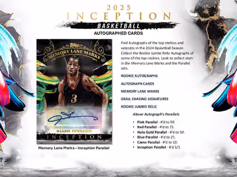 2024/25 Topps Inception Basketball Hobby Box view 2