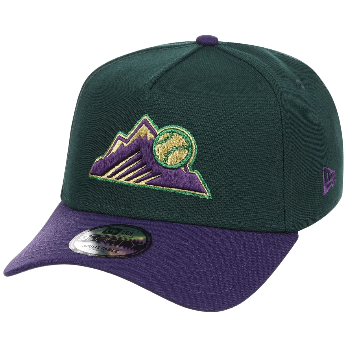 Colorado Rockies MLB Joke's on You New Era 9FORTY A-Frame detail view