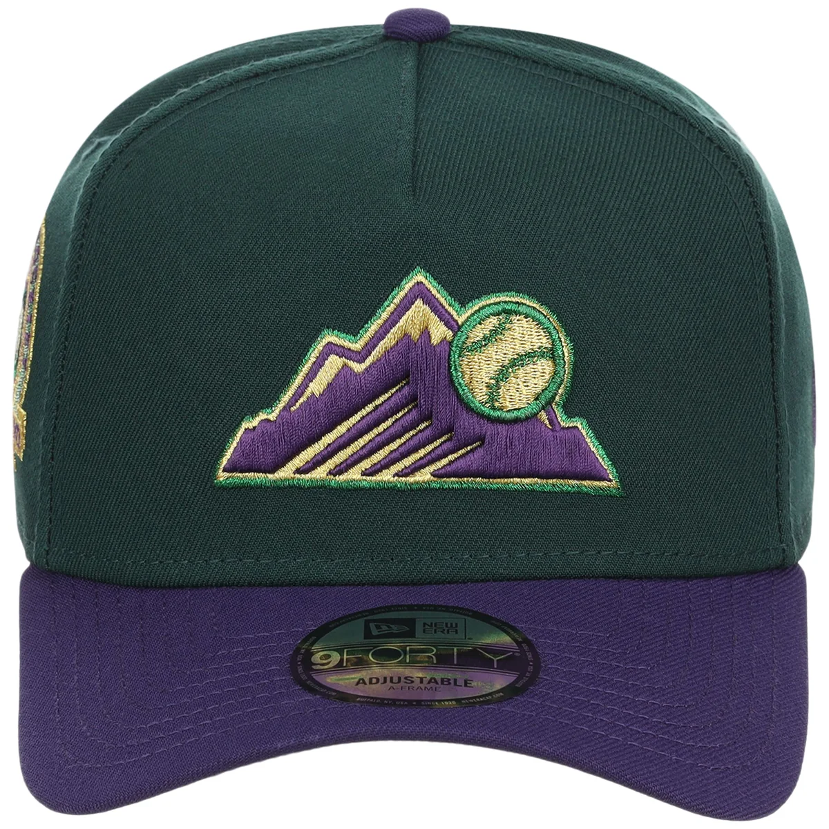 Colorado Rockies MLB Joke's on You New Era 9FORTY A-Frame detail view