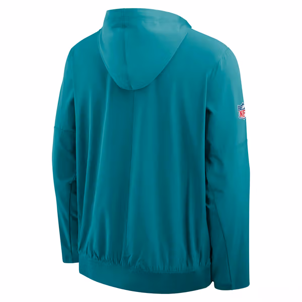 Miami Dolphins Historic Nike Sideline Half-Zip Anorak NFL Jacke Aqua view 2