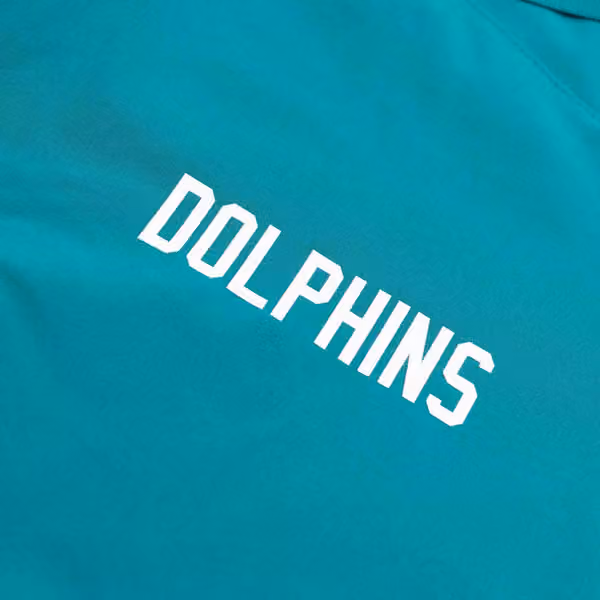 Miami Dolphins Historic Nike Sideline Half-Zip Anorak NFL Jacke Aqua view 7