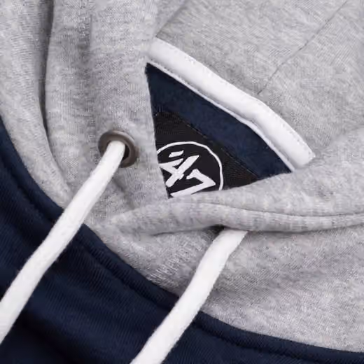 Vancouver Canucks Patch '47 Drop Shoulder NHL Hoodie Navy view 4