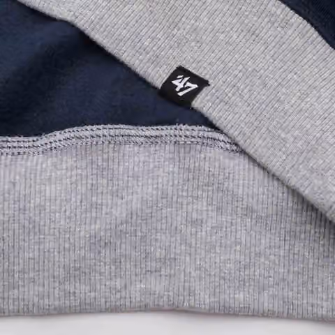 Vancouver Canucks Patch '47 Drop Shoulder NHL Hoodie Navy view 5