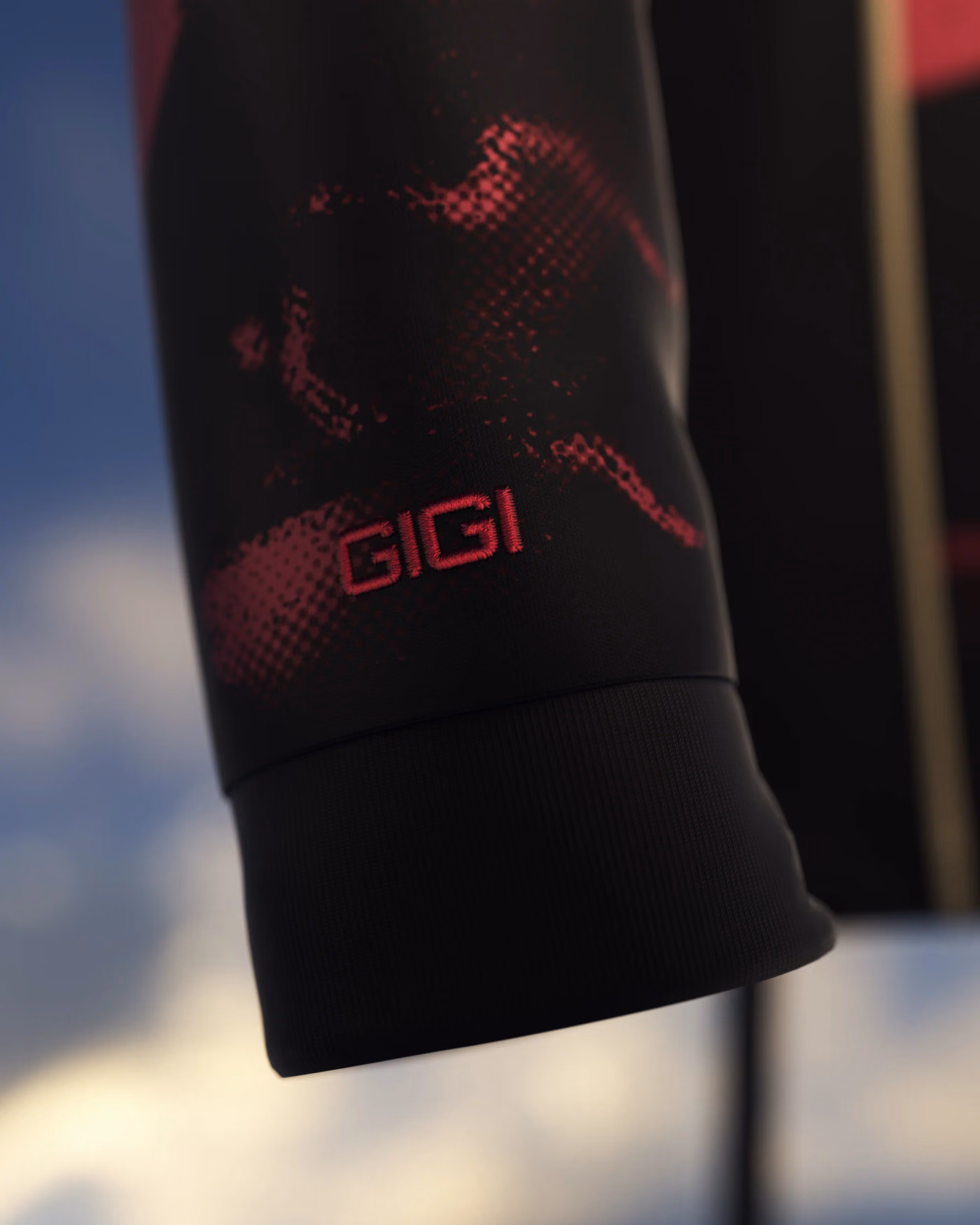 Jersevo Custom Personalized Gigi - Number 1 Jersey right sleeve detail