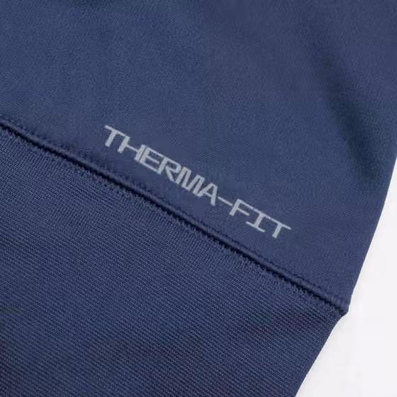 Milwaukee Brewers 2024 MLB Authentic Practice Nike Therma Hoodie Navy view 6