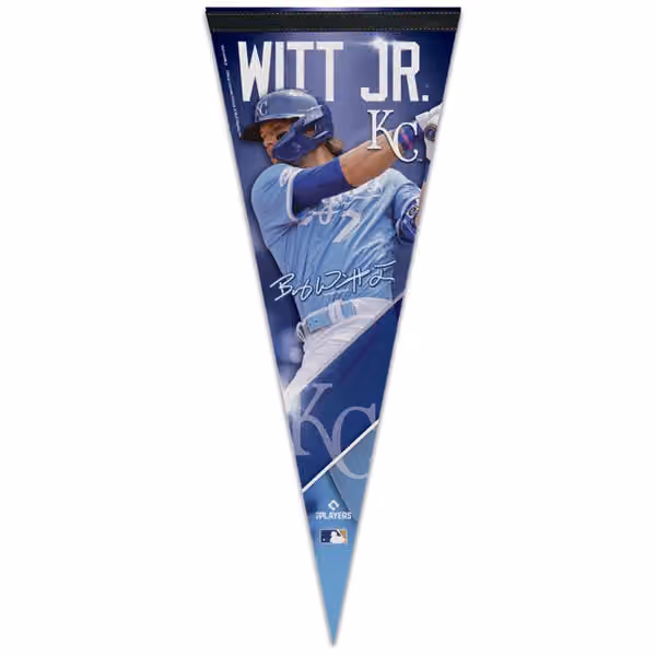 Bobby Witt Jr. Kansas City Royals Premium MLB Pennant view 1