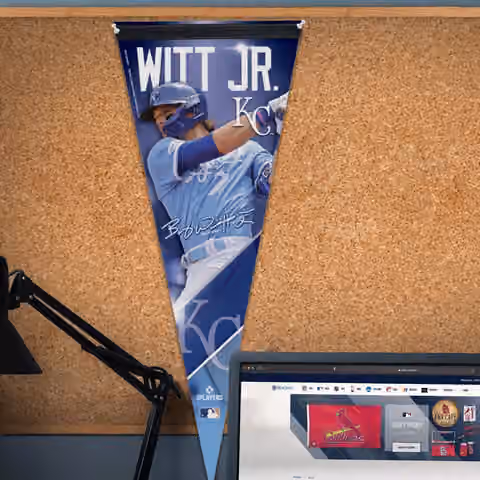 Bobby Witt Jr. Kansas City Royals Premium MLB Pennant view 3