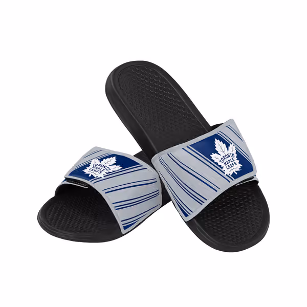 Toronto Maple Leafs Legacy Velcro NHL Sport Slides view 2