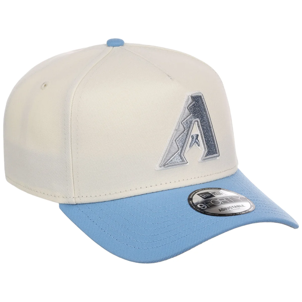 Arizona Diamondbacks MLB Chrome x Sky FASHION CORE New Era 9FORTY A-Frame front view