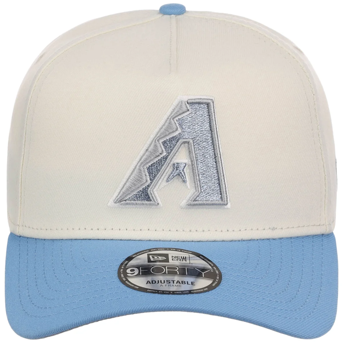 Arizona Diamondbacks MLB Chrome x Sky FASHION CORE New Era 9FORTY A-Frame detail view