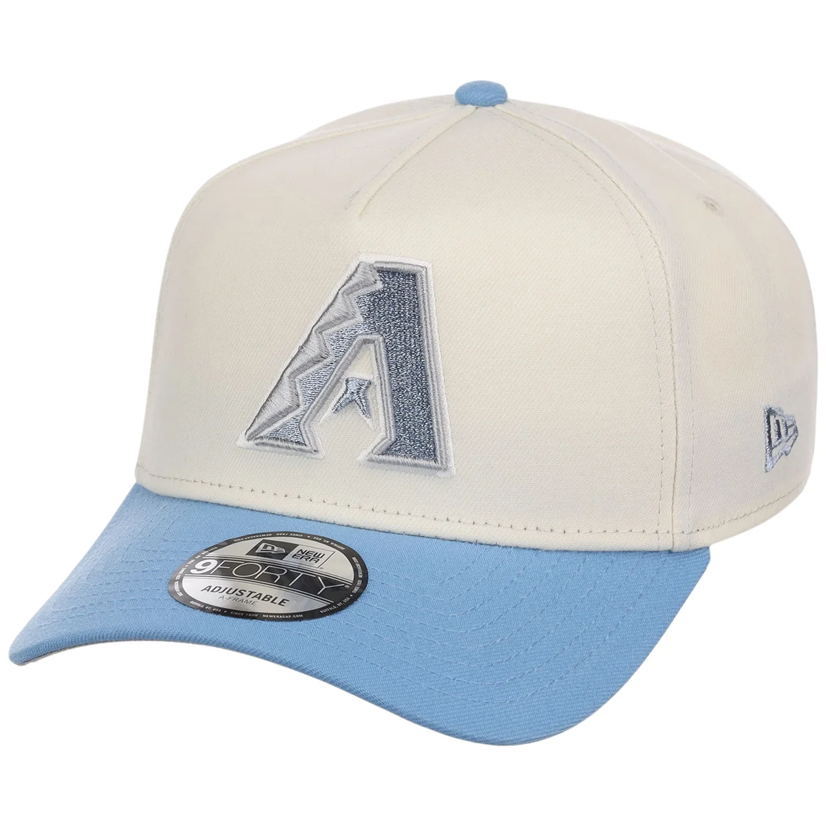 Arizona Diamondbacks MLB Chrome x Sky FASHION CORE New Era 9FORTY A-Frame detail view
