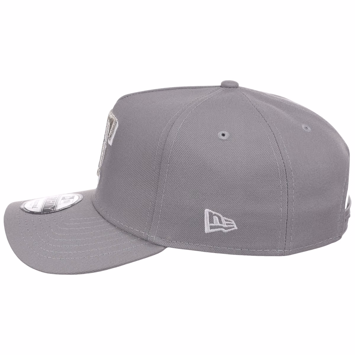 Texas Rangers MLB Gray x White FASHION CORE New Era 9FORTY A-Frame detail view