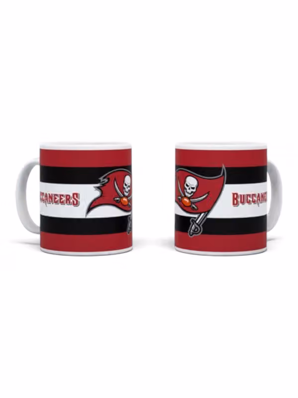Tampa Bay Buccaneers Stripe Logo NFL Mug (330 ml) view 1