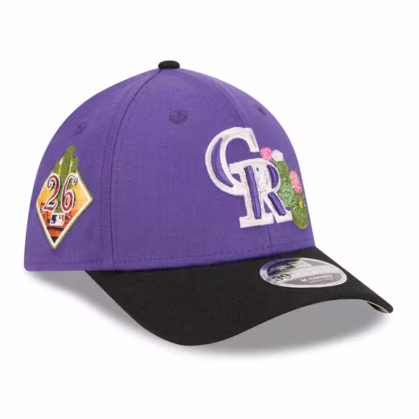 Colorado Rockies 2026 MLB Spring Training 39THIRTY M-Crown Flex Cap Purple product photo