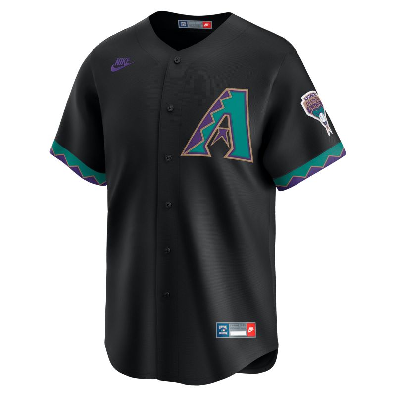 Arizona Diamondbacks Cooperstown Nike Limited MLB Jersey Black view 1