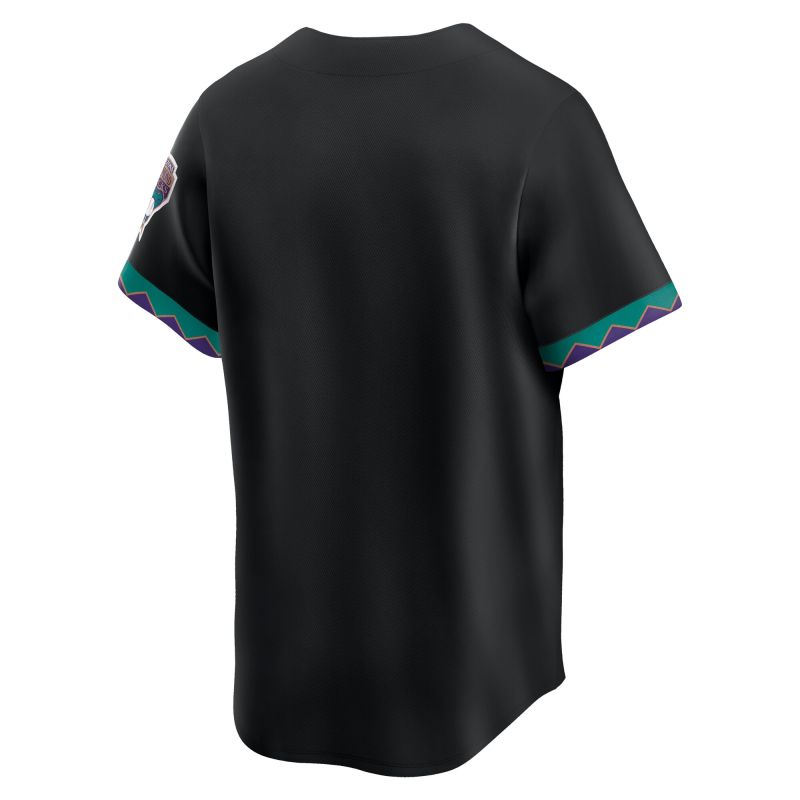Arizona Diamondbacks Cooperstown Nike Limited MLB Jersey Black view 2