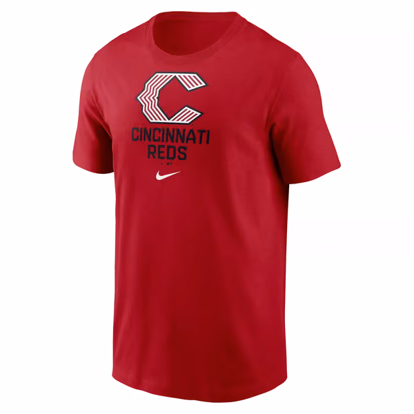 Cincinnati Reds City Connect Secondary MLB T-Shirt Red view 1