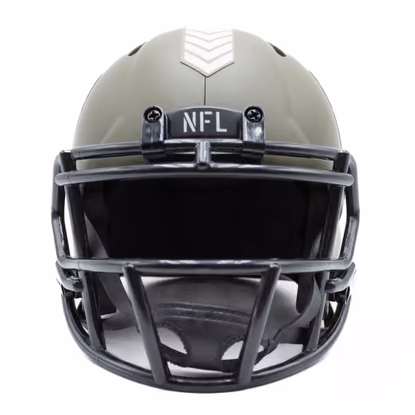 New Orleans Saints 2022 Salute to Service NFL Speed Mini Helmet view 6